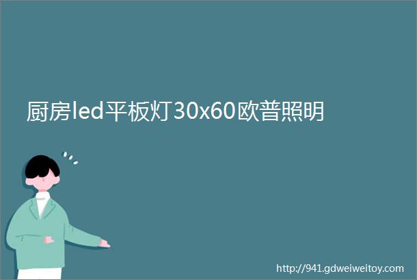 厨房led平板灯30x60欧普照明